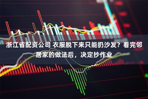 浙江省配资公司 衣服脱下来只能扔沙发？看完邻居家的做法后，决定抄作业